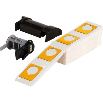Imágen de Brady Amarillo Poliéster Transferencia térmica M6-167-593-YL Etiquetas para impresora con panel en relieve (Imagen principal del producto)