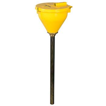 Imágen de Justrite Amarillo Acero Embudo (Imagen principal del producto)