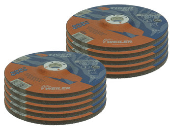 Weiler Tiger Zirc Rueda de desbaste con centro hundido 68380 - 7 pulg. - Alúmina-zirconia - 24 - T