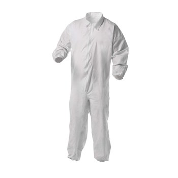 Imágen de Ansell KleenGuard A35 Blanco Grande Laminado de película microporosa Overoles desechables para trabajo y uso general (Imagen principal del producto)