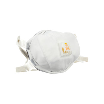 3M Cool Flow N100 Copa moldeada Respirador de partículas 54143 - tamaño Estándar - Blanco