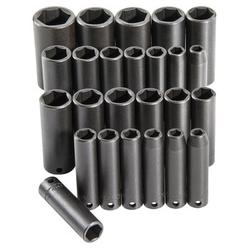 Proto J72118 6 Puntos Juego de llaves de impacto profundas - accionamiento 3/8 pulg. - 12750