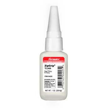 Permatex ZipGrip TE2400 Adhesivo de cianoacrilato Transparente Líquido 1 oz Botella - 72250