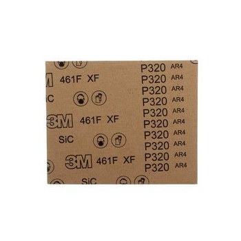 3M Banda de lija 67414 - 65 pulg. x 165 pulg. - Carburo de silicio - P320 - Muy fino
