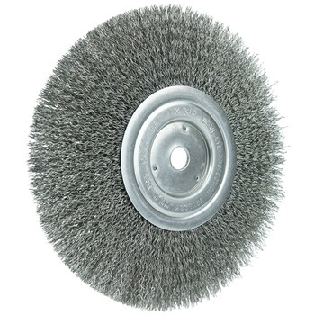 Weiler 01175 Cepillo de rueda - Rizado Acero cerda