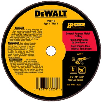 Imágen de DEWALT Rueda de corte 82593 (Imagen principal del producto)