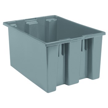 Imagen de Akro-mils 35230 2.6 ft³, 19.4 gal 90 lb Gris Polímero de grado industrial Contenedor apilable (Imagen principal del producto)