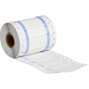 Imágen de Brady Permasleeve Blanco Termocontraíble, Autoextinguible Transferencia térmica PS-375-2-WT-SC-2 Manga para impresora de transferencia térmica troquelada (Imagen principal del producto)