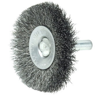 Weiler 17906 Cepillo de rueda - Rizado Acero cerda