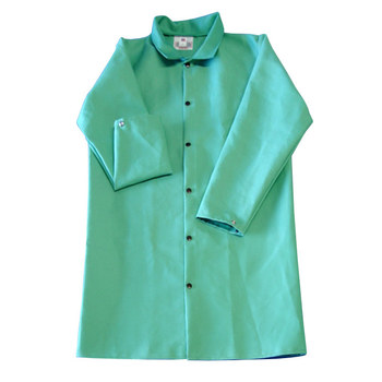 Imágen de Chicago Protective Apparel Verde Pequeño FR-7A Algodón/Proban Capa para soldadura (Imagen principal del producto)