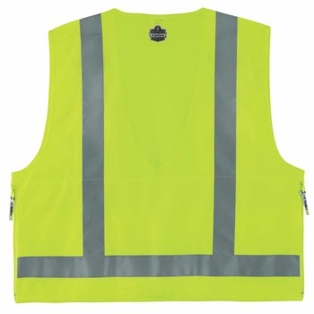 Ergodyne Glowear 8250Z Chaleco de alta visibilidad 21429 - tamaño 4EG/5EG - Poliéster - Lima de alta visibilidad - ANSI clase 2