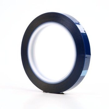 3M 8991 Azul Cinta adhesiva de poliéster - 1/2 pulg. Anchura x 72 yd Longitud - 64728