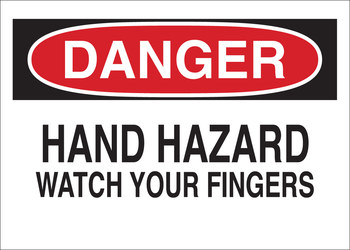 Imágen de Brady B-120 Poliéster reforzado con fibra de vidrio Rectángulo Blanco Inglés Cartel de seguridad del equipo 73460 (Imagen principal del producto)