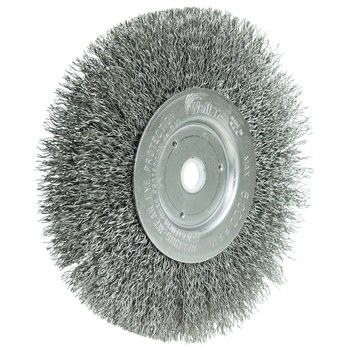 Weiler 01075 Cepillo de rueda - Rizado Acero cerda