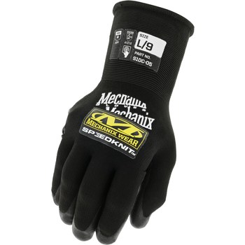 Mechanix Wear SpeedKnit S1DC5 Negro Mediano Nailon Guantes de trabajo - 781513-65411