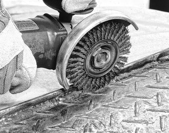 Weiler Roughneck 13124 Cepillo de rueda - Anudado - Circular trenzado Acero cerda