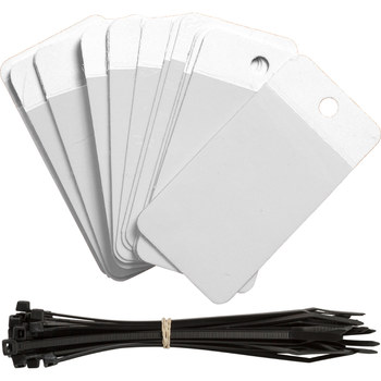 Imágen de Brady Blanco Autolaminados Poliéster 102015 Etiqueta en blanco para marcar cables (Imagen principal del producto)