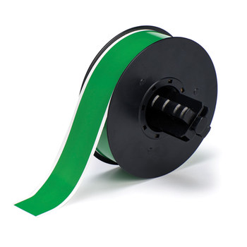 Brady B30C-1125-569-GN Rollo de etiquetas para impresora - 1.125 pulg. x 100 pies - Poliéster - Verde - B-569