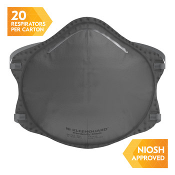 Ansell KleenGuard 3300, RA3316 N95 Copa moldeada Respirador de partículas 54629 - tamaño Estándar - Gris