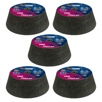 Muelas de vaso portátiles 68400 - 6 pulg. - Cerámico - 16 - Q