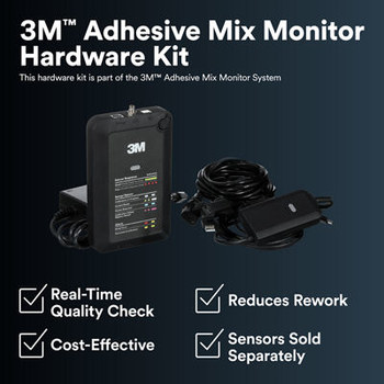 3M Monitor de mezcla Kit de hardware para monitor de mezcla - Para uso con Amplificador/lector mezclador adhesivo 3M, monitor mezclador, unidad de procesamiento del monitor mezclador Incluye 1 unidad de procesamiento, 1 amplificador, 1 cable de alimentación (120 V tipo B) - 76642