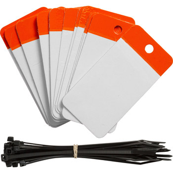 Imágen de Brady Naranja Autolaminados Poliéster 102002 Etiqueta en blanco para marcar cables (Imagen principal del producto)