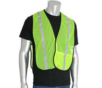 Imágen de PIP 300-EVOR-ELY Amarillo lima/Plateado Universal Poliéster Malla Chaleco de alta visibilidad (Imagen principal del producto)