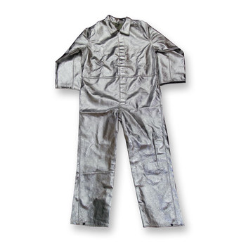 Imágen de Chicago Protective Apparel Plateado Grande Carbón aluminizado Overoles resistentes al calor (Imagen principal del producto)