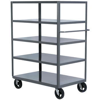 Imagen de Akro-mils R5ST8MR2436 2200 lb Gris Revestido en polvo Acero 13 ga Carro de estantería para trabajo pesado (Imagen principal del producto)