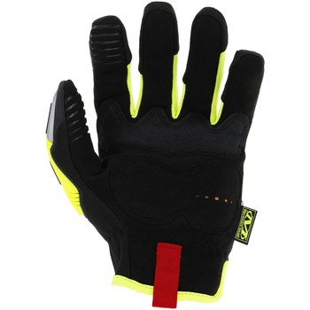 Mechanix Wear Hi-Viz M-Pact E5 Amarillo fluorescente Grande TPR Guantes de trabajo - 781513-63543