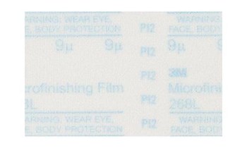 3M Óxido de aluminio Verde Lámina de película para solapado, Óxido de aluminio, 30 µ Micron, 8 1/2 pulg. ancho x 11 pulg. longitud - 49999