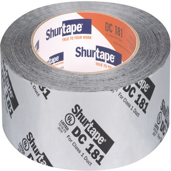 Shurtape DC 181 Metalizado Cinta para ductos - 48 mm Anchura x 110 m Longitud - 2.7 mil Espesor - shurtape 164686