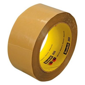 3M Scotch 355 Tostado Cinta de sellado de cajas - 48 mm Anchura x 50 m Longitud - 3.4 mil Espesor - 68755