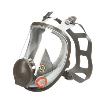 3M 6000 Series 6700 Gray Small Silicone/Thermoplastic Elastomer Full Mask Facepiece Respirator