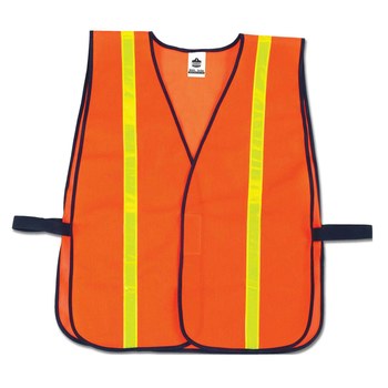 Imágen de Ergodyne Glowear 8040HL Naranja de alta visibilidad Poliéster Malla Chaleco de alta visibilidad (Imagen principal del producto)