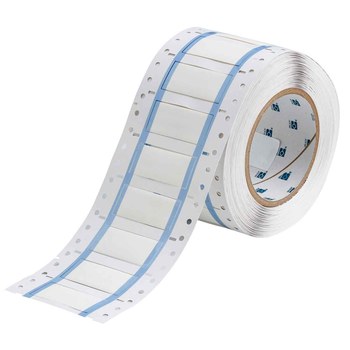 Brady PermaSleeve 3FR-500-2-WT-S Funda de impresora troquelada - 2 pulg. x 0.851 pulg. - Blanco - B-344