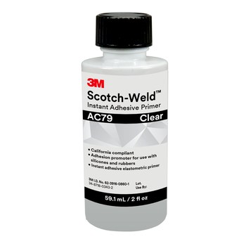 3M Scotch-Weld AC79 Primer adhesivo Transparente Líquido 2 fl oz Botella - 31388