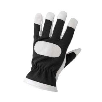 Global Glove Hotrod h4008 Gris/Blanco Grande Cuero/Spandex Piel de cabra Cuero/Spandex Guantes de mecánico - hr4008 lg