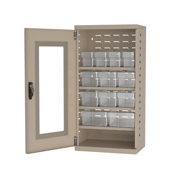 Imagen de Akro-mils ACQV4PAST Akrodrawers 350 lb Masilla Revestido en polvo, Con textura Acero 18 ga No apilable Minigabinete seguro (Imagen principal del producto)