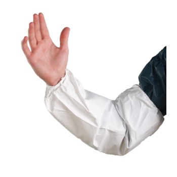 Ansell Microchem Manga de brazo resistente a productos químicos 2000 ‭WH20-B-92-600-00‬ - Laminado de película microporosa - Blanco - 17937