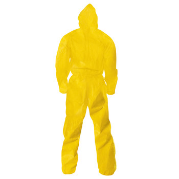Ansell KleenGuard Overoles resistentes a productos químicos A70 09815 - tamaño 2XG - Polietileno/polipropileno - Amarillo