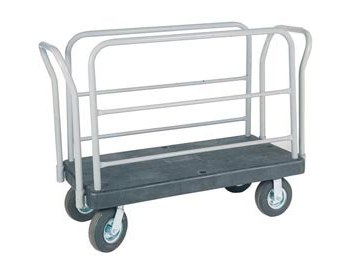 Imagen de Akro-mils R90110L24112817 Versa/Deck R90 3000 lb Revestido en polvo Espuma estructural HDPE Carretilla de plataforma (Imagen principal del producto)