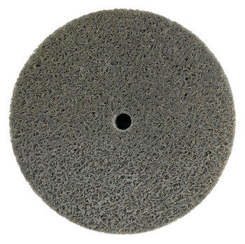 Weiler Unificado Óxido de aluminio Mediano Rueda de desbaste - Med/Duro grado - Accesorio Agujero sin rosca - Diámetro 3 pulg. - Agujero Central 1/4 pulg. - Grosor 1/4 pulg. - 54492