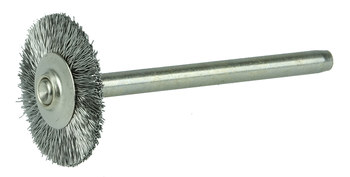 Weiler 26005 Cepillo de rueda - Rizado Acero inoxidable cerda