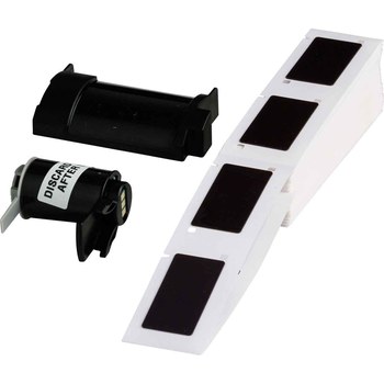 Imágen de Brady Negro Poliéster Transferencia térmica M6-173-593-BK Etiquetas para impresora con panel en relieve (Imagen principal del producto)