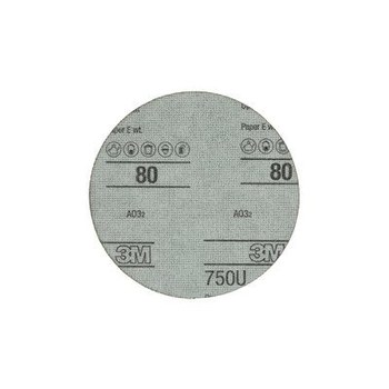 3M Green Corps Green Corps Hookit Regalite Recubierto Óxido de aluminio Verde Disco de velcro - Óxido de aluminio - 6 pulg. - 80 - Mediano - 00512