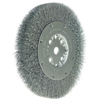 Weiler 01513 Cepillo de rueda - Rizado Acero cerda
