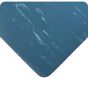 Imágen de Wearwell 710 Marmolado azul Vinilo Tapete de trabajo no conductivo (Imagen principal del producto)