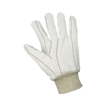 Global Glove C18 Blanco Grande Algodón Guantes de trabajo - c18c mens