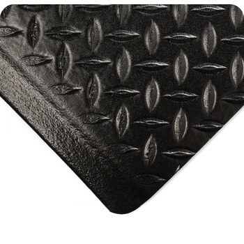 Imágen de Wearwell Substance 513 Negro Superficie Nitricell de vinilo/esponja Nitricell Tapete antifatiga (Imagen principal del producto)